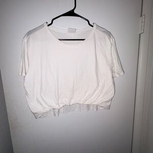 Abound White Crop Top